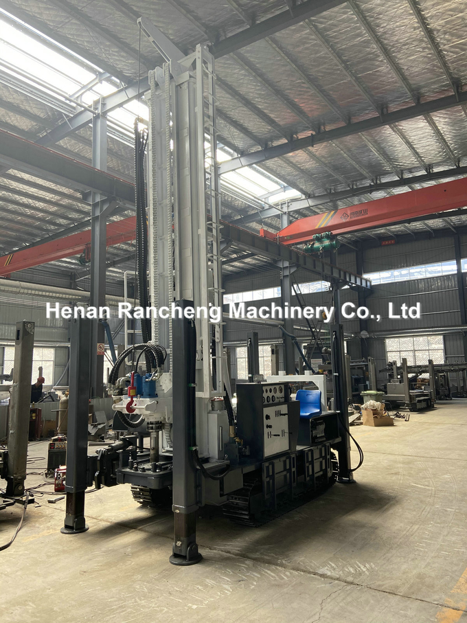 Hydraulic Borehole Water Well Drilling Rig 350m Water Well Crawler Hydraulic Portable Drilling Rig Machine