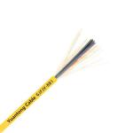 Round Yellow Fibre Optic Cable , PVC Lszh GJFJV 8 Core Fiber Optic Cable