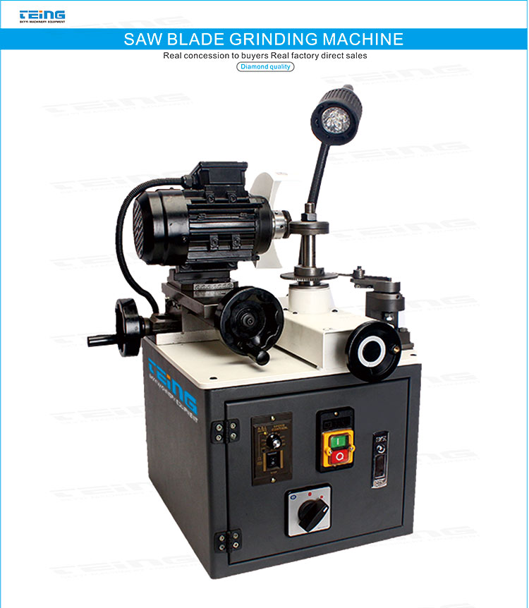 Wood Manual Hand Circular Saw Blade Sharpener Grinder Machine with and 3-30mm Tooth Pitch