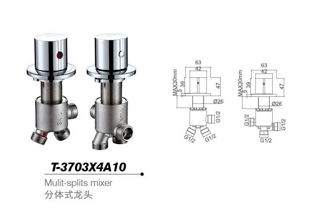 Bathtub mixer,Faucet,T-3703X4A10
