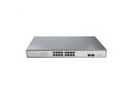 Lightweight Small POE Switch 2*1000Mbps SFP Optical Fiber Ports 16*10/100Mbps