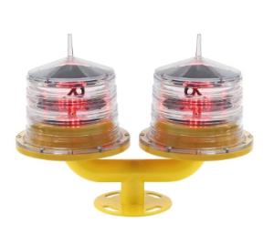 Quality FAA L810 Solar Panel 8V 4W Dual Aviation Lights For Buildings wholesale