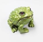 Hot sale Frog Enamel trinket box metal pewter Frog Trinket Box