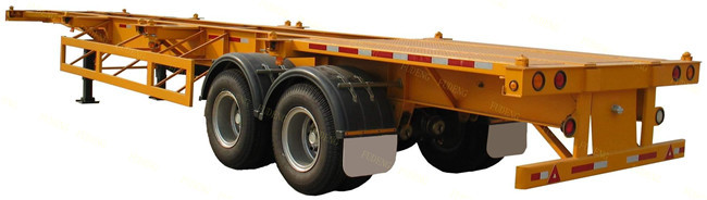 45ft 40ft Chassis Container Trailer BPW Axle FUWA Axle 12 Wheeler