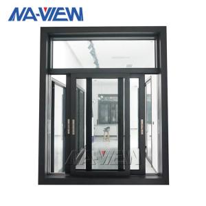 Quality Windows Good Price Aluminum Matt Black Tempered Clear Glass Cheap Casement Windows wholesale