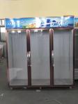 Real Air-Cooled Beverage Display Cabinet Double Door Fresh-Keeping Cabinet