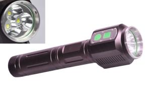 Quality High brightness Strong Rechargeable Tactical Flashlight for Searching wholesale