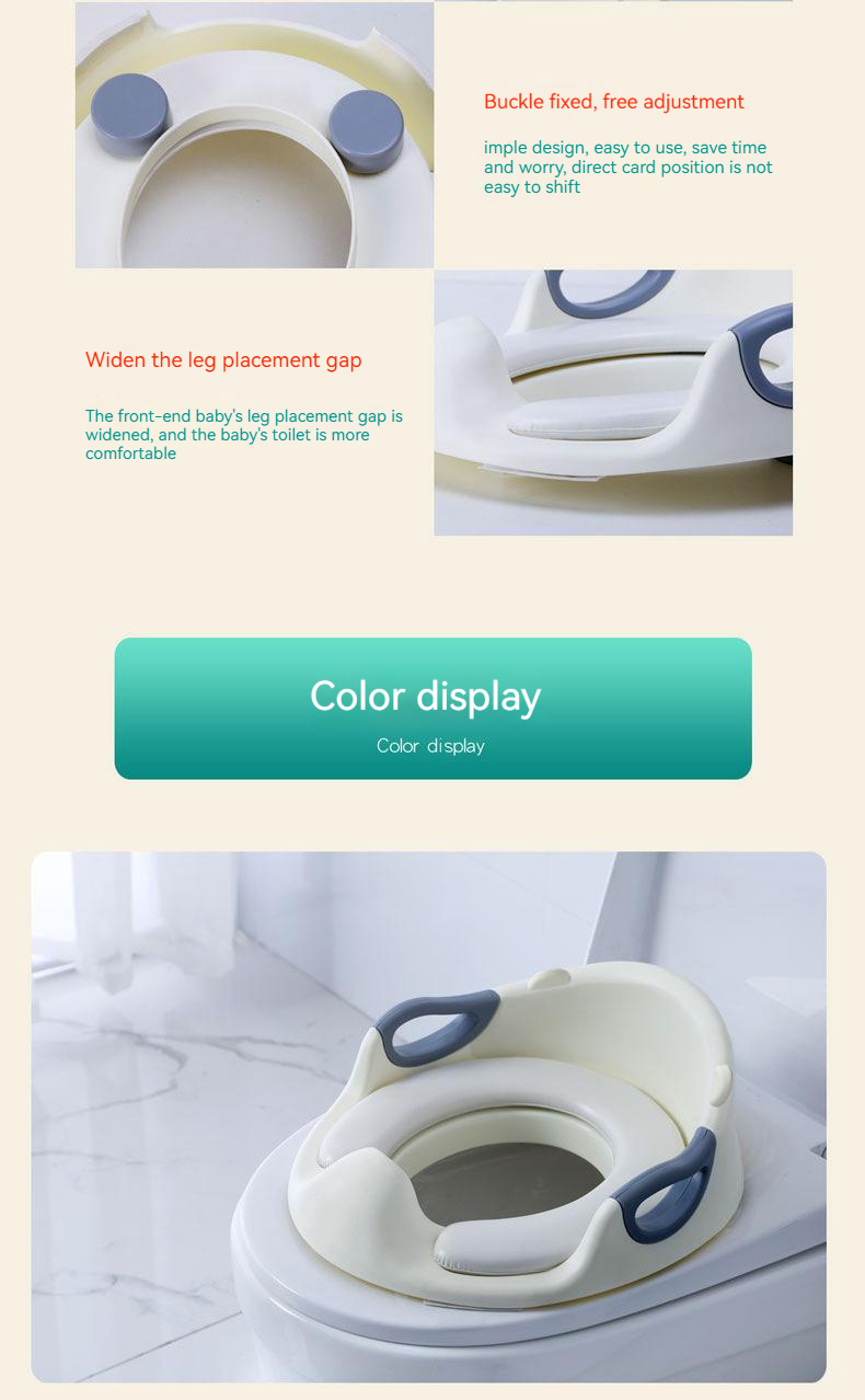 Customized Logo Child Potty Training Seat Eco-Friendly Easy Clean