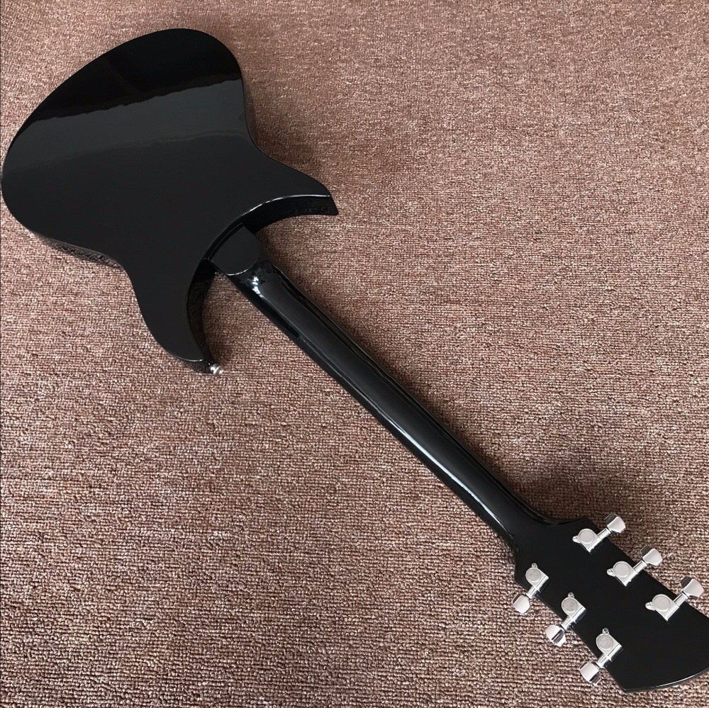Wholesale and Hot selling OEM Custom Rickenback style black Electric Guitar