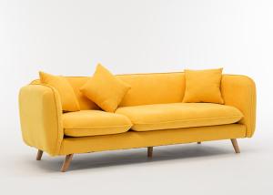 Quality Modern Contemporary Bedroom Furniture Customized Three Seater Fabric Sofa wholesale