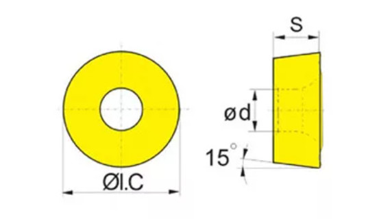 RDKW1204MO CNC Carbide Round Milling Inserts For Steel Carbide Tip Milling Insert RDKW