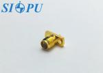 Microstrip Coaxial Female SMA RF Connectors Flange Mounted