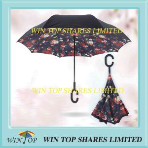Quality Rose stylish fashion and vogue reverse umbrella wholesaler wholesale
