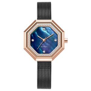 Quality Exquisite Diamond Female Watch Japanese Movement Waterproof Steel Mesh Belt wholesale