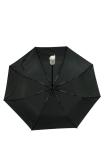 Windproof Double Fiberglass Ribs Umbrella Black Color Dia 95cm