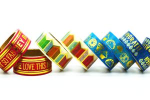 Quality Custom Printed 15mm*10m Gold Foil Decorative Washi Tape wholesale