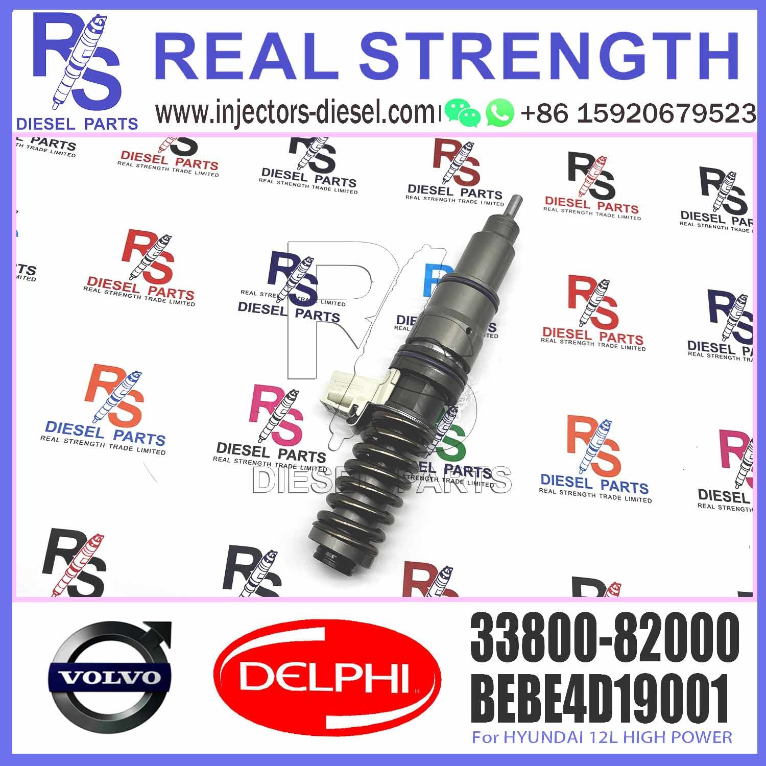 High quality 4 pin Diesel nozzle pump injector 33800-82000 for diesel engine injection