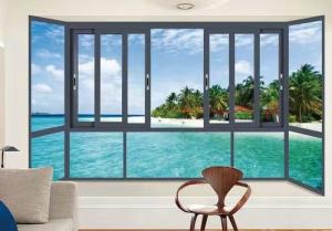 Quality Commercial Aluminum Sliding Windows , Residential Aluminum Windows Insulation wholesale
