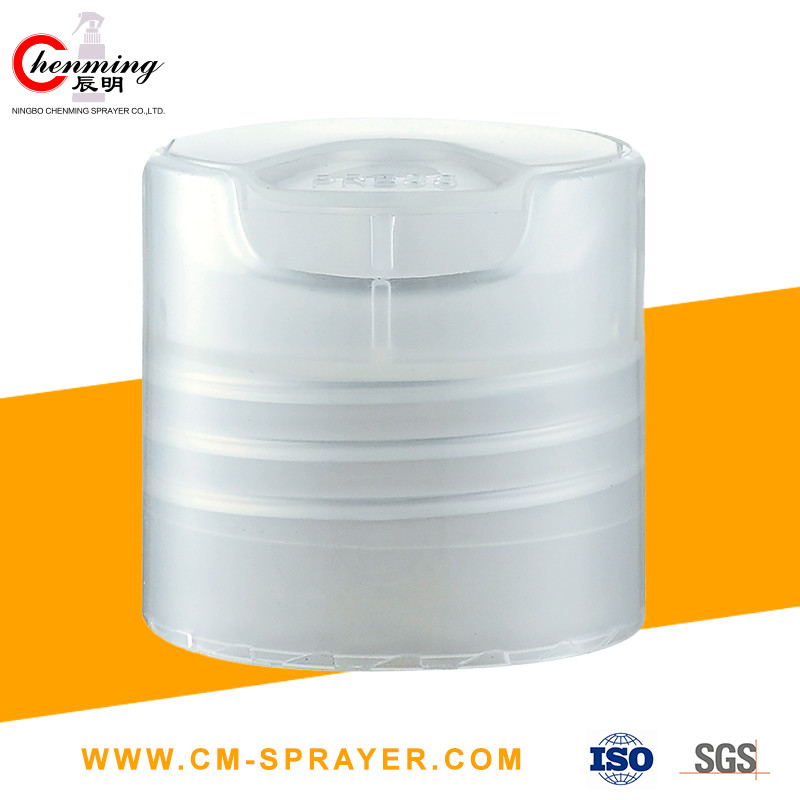 33/410 Cosmetic Cosmetic Bottle Caps 33mm Aluminum Plastic Lucency Cap Non Spill
