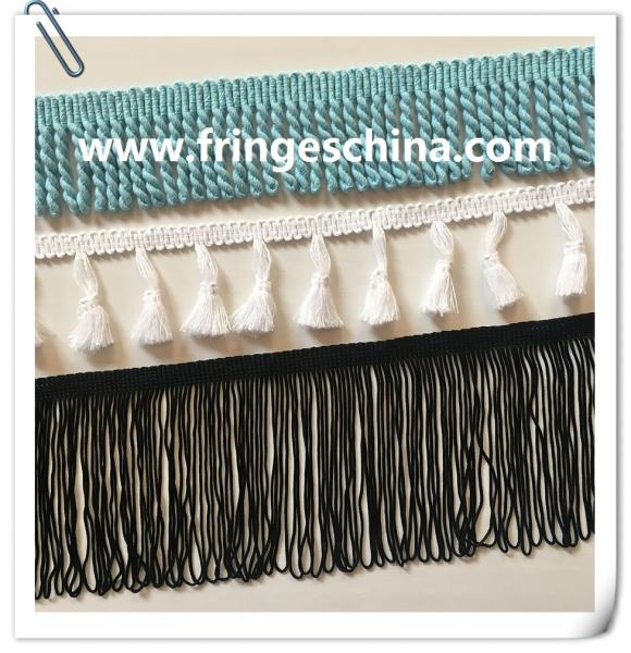 Hot selling handmade colorful hanging ball lace cotton trimmings tassels fringes