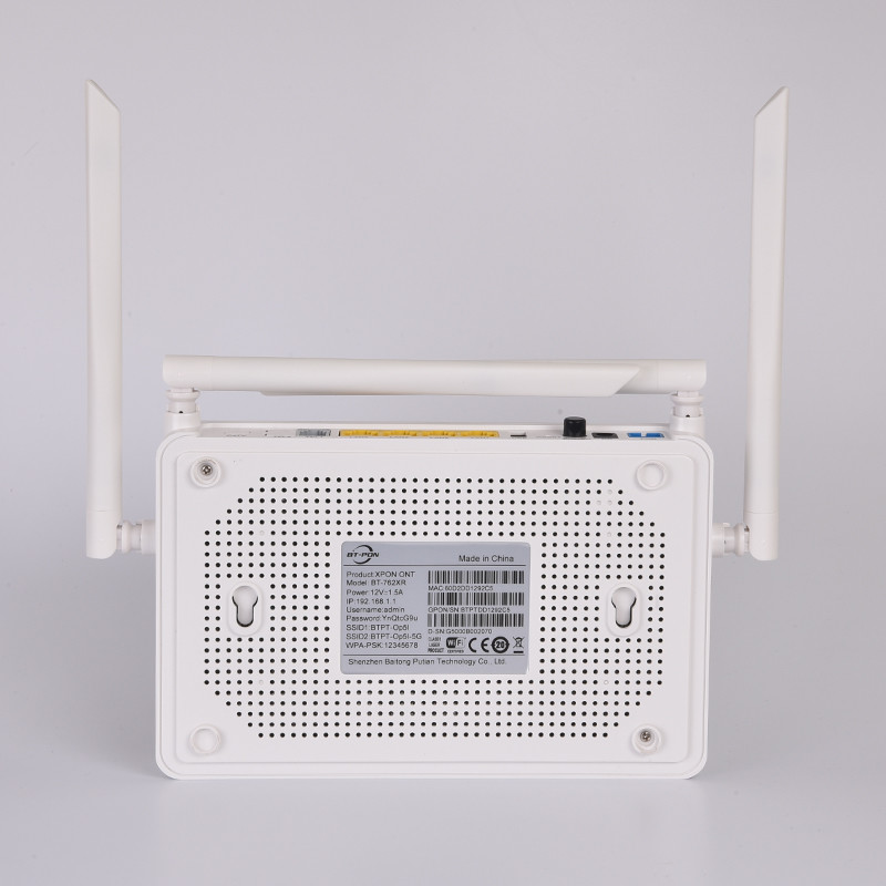 WIFI 2.4G 5G AC Dual Band 2 POTS Bridge XPON FTTH GPON ONU