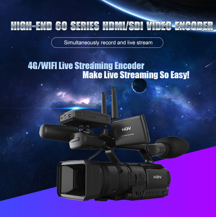 Online Shopping 4G and WiFi Live Streaming Wireless Video Encoder Decoder for Easy Sale