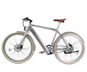 Quality Aluminum Alloy Frame 700C Electric Road Bike With 36V 250W Belt Drive Lithium Battery wholesale