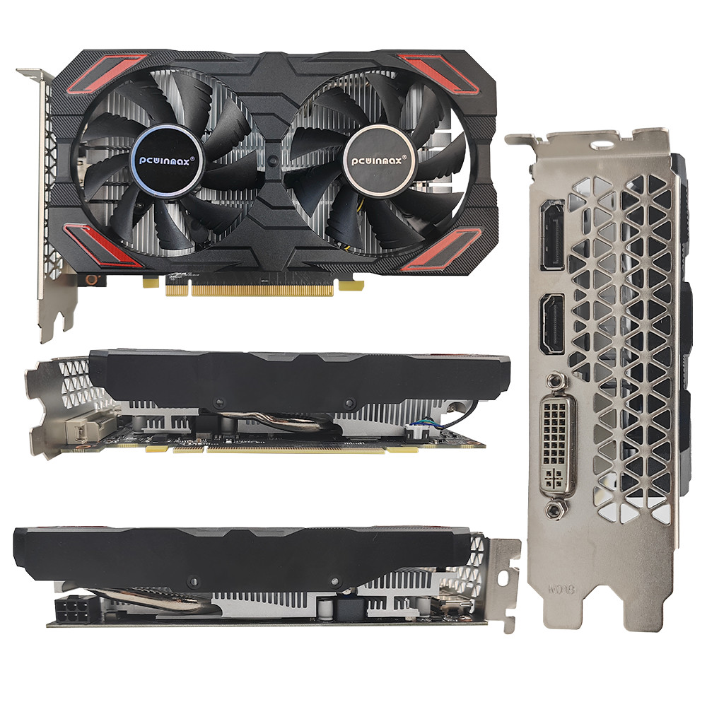 PCWINMAX Radeon RX 590 8GB GDDR5 Graphics Card for Gaming PC Video Card 2304SP 256-Bit PCIe 3.0 x16 6pin Desktop GPU