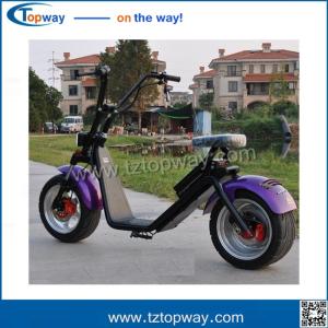Quality city coco electric motorcycle 60v1000w hot sale harley scooter driving speed 40km/h wholesale