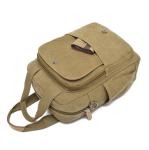 Fashionable Leather Mens Canvas Shoulder Bags Vegan Lightweight