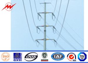 Quality 69KV 40FT HDG Steel Transmission Poles Galvanized For Philipine wholesale