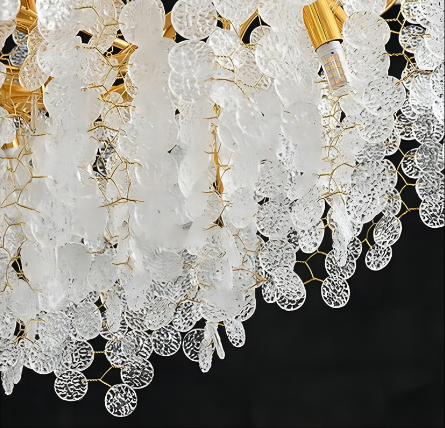 Modern Luxury Commercial Chandeliers Lighting Indoor Crystal Glass Pendant Lamp