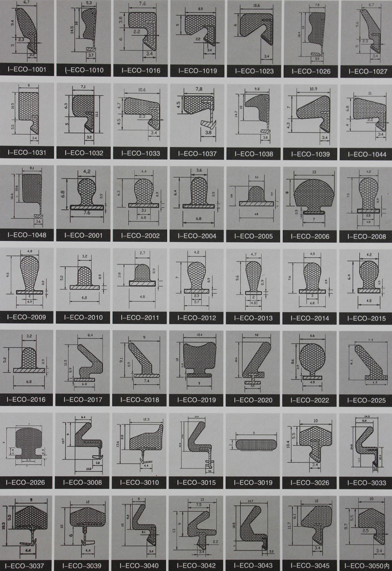 Extrusion Processing Service PE Cover Strip for Wooden Wardrobe Door or Window Frames