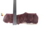 Dyed Goose Nagoire Feather Fringe Trim with Satin Ribbon and Fashionable