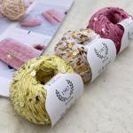 3mm 6mm Sequin Yarn For Hand Knitting