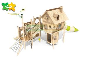 Quality Anti Fade Kids Wooden Slide Outdoor Stimulated Children'S Curiosity Exploring Desire wholesale
