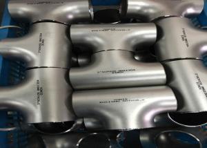 Quality BW Reduce Cross Stainless Steel Pipe Fittings , 4 Way Steel Pipe Connector wholesale