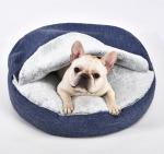 Anti Anxiety Dog Bed Premium Plush Nest Snuggler Washable Non Slip Bottom Pet