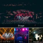 LED Stage Light 7X22W RGB Aluminum DMX512 LED Par Light For Wedding Event
