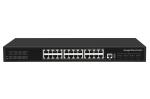50/60Hz Managed Network Switch , Anti Interference Industrial Switch Hub