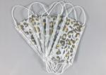 Adjustable Nose Piece Camouflage Non Woven Fabric Earloop Mask