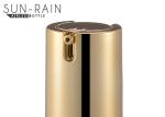 SR-2108G AS material gold airless pump bottle for personal care