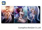Cartoon Sexy Pretty Girl Photo For Home Wall Decor , 3d Flipped Changing