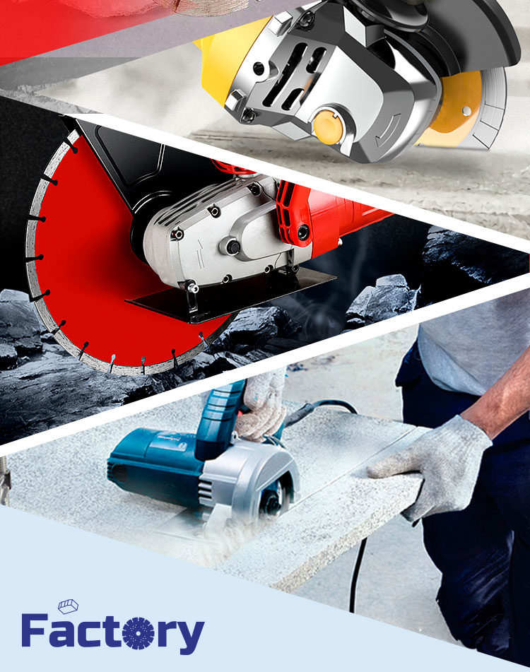 Cold Press 8 Inch Continuous Diamond Saw Blade for Ceramic Tile Asphalt Cutting Good
