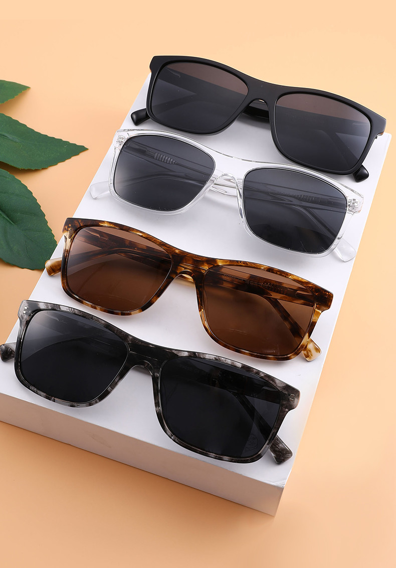 Driving UV Protection Sunglasses , Handcrafted Acetate Frame Sunglasses