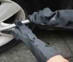 Excellent Flexibility Industrial Rubber Gloves Length 300mm 50-120g