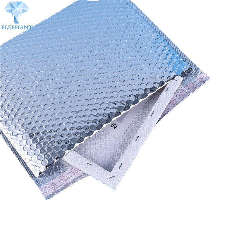 Shining Biodegradable Cosmetic Metallic Shipping Bags 6x10''