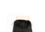 4x4 Top Swiss Hair Lace Closure, Peruvian Hair Straight Lace Closure