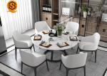 Custom Marble Restaurant Fast Food Luxury Gold Metal marble round Dining tables