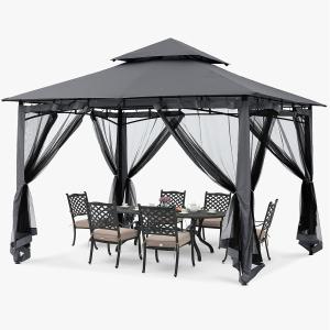 Quality Elegant Metal Gazebos with Retractable Roofs Your Perfect Outdoor Oasis wholesale